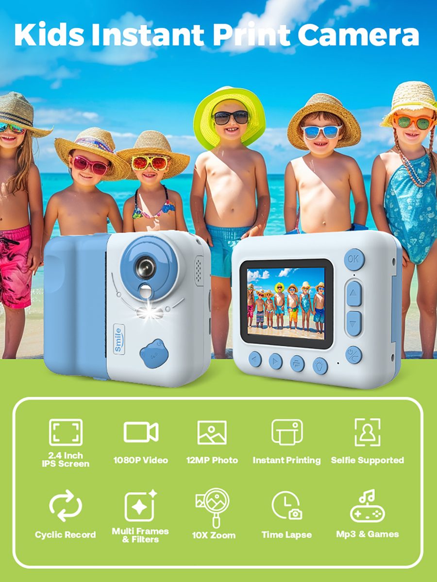 Kids Print Camera V19