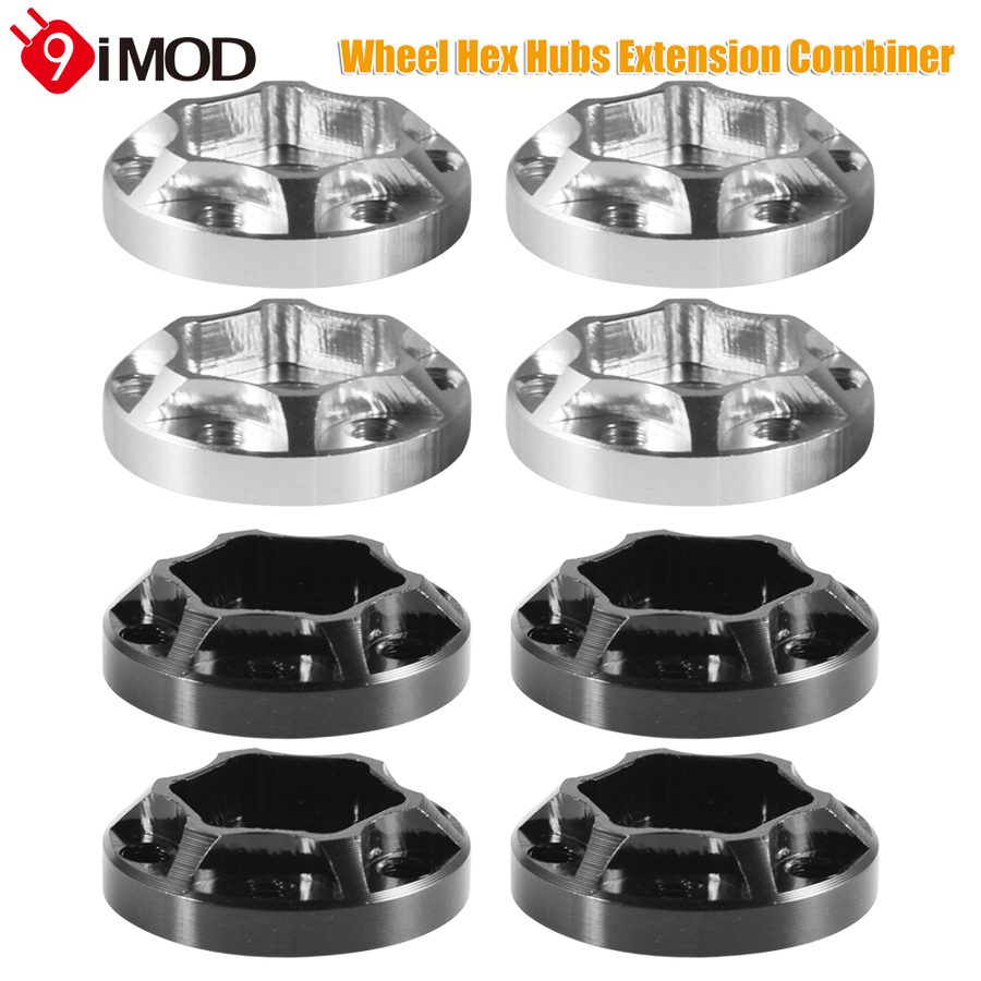 2pcs 4pcs 1.9 2.2 inch Wheel Hub Aluminum SCX10 VP 6mm/ 9mm/ 12mm