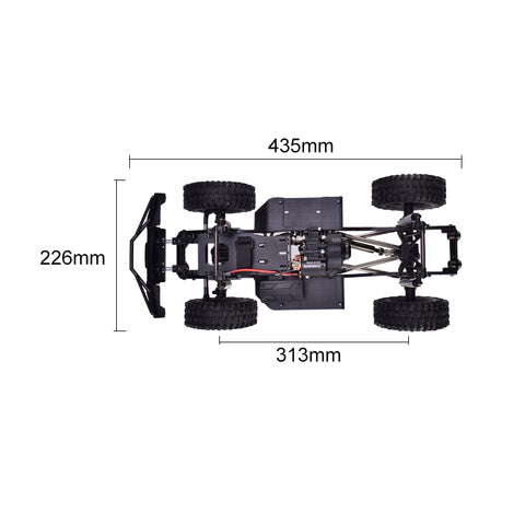 AUSTAR AX-8501 SCX10 II Rock Crawler Chassis Frame Kit