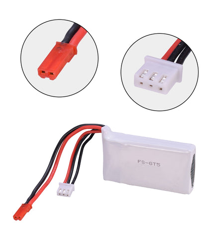 FS-GT5 Transmitter Li Battery 8C 7.4v 1500mah