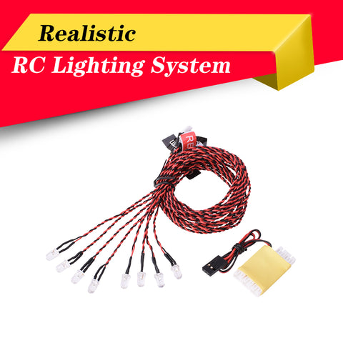 RC Aircraft Navigation LED Light Strip 8-LED Night Flying Kit