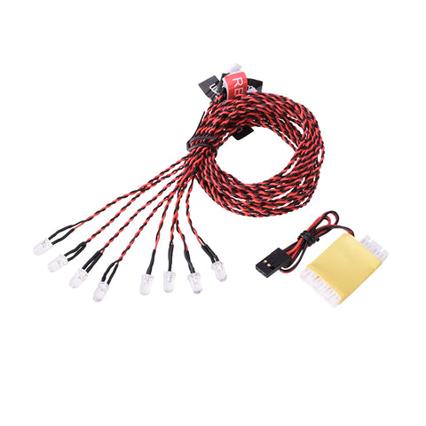 RC Aircraft Navigation LED Light Strip 8-LED Night Flying Kit