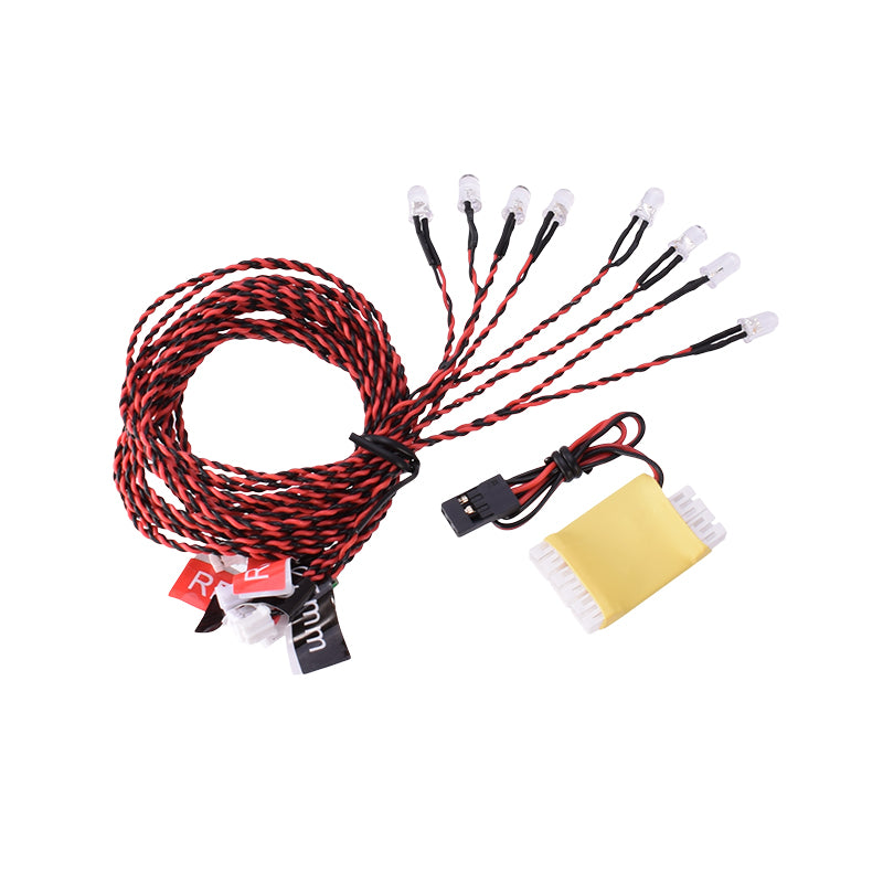 RC Aircraft Navigation LED Light Strip 8-LED Night Flying Kit