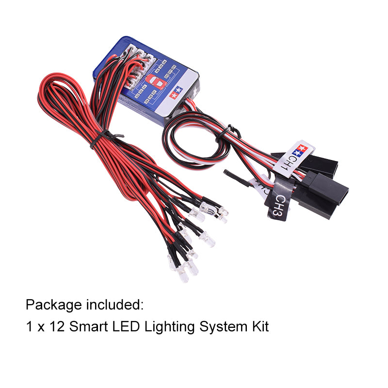 Tamiya 12-LED Smart Linkage Brake Light System (Remote On/Off)