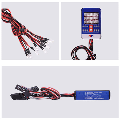 Tamiya 12-LED Smart Linkage Brake Light System (Remote On/Off)