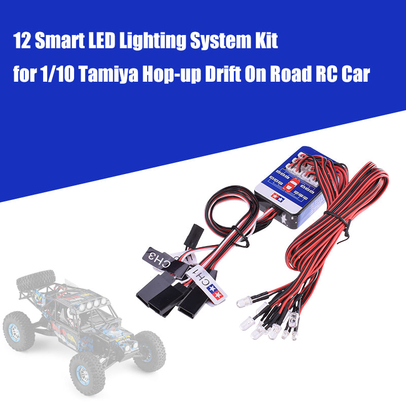 Tamiya 12-LED Smart Linkage Brake Light System (Remote On/Off)