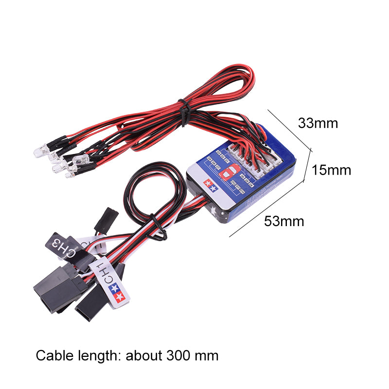 Tamiya 12-LED Smart Linkage Brake Light System (Remote On/Off)