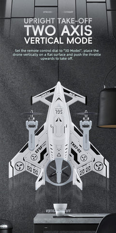9IMOD RC Plane SG-F35 Aerobatic Fighterc 8Channels EPP Material 6-Axis Gyros 2.4G 3-Mode Flight 2 speeds Brushless Remote Control Glider