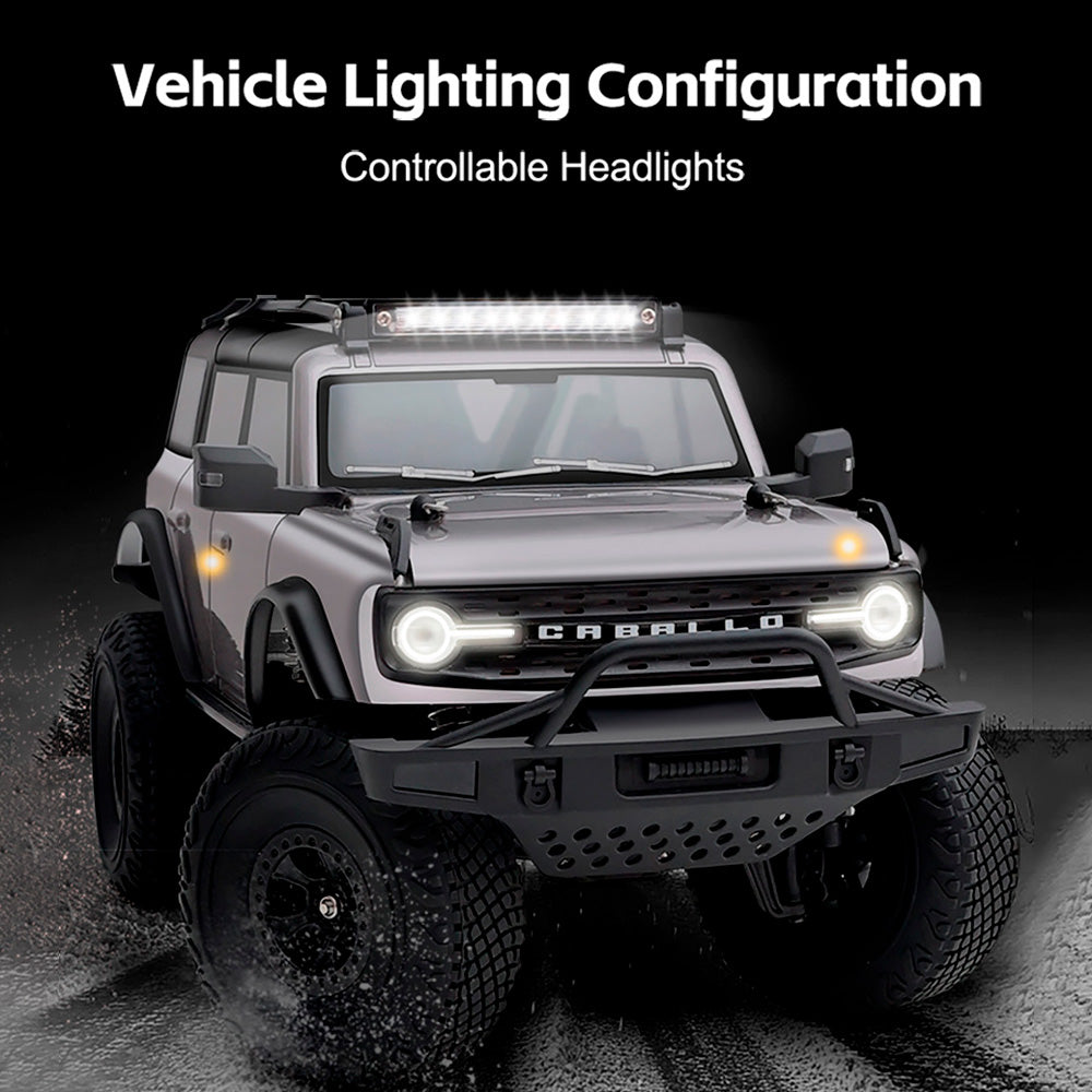 Wltoys 184023 RC Car 9km/h Four-wheel Drive 1/18 Off-Road Car CCS Cruise Control Rubber Tires Remote Control Climbing