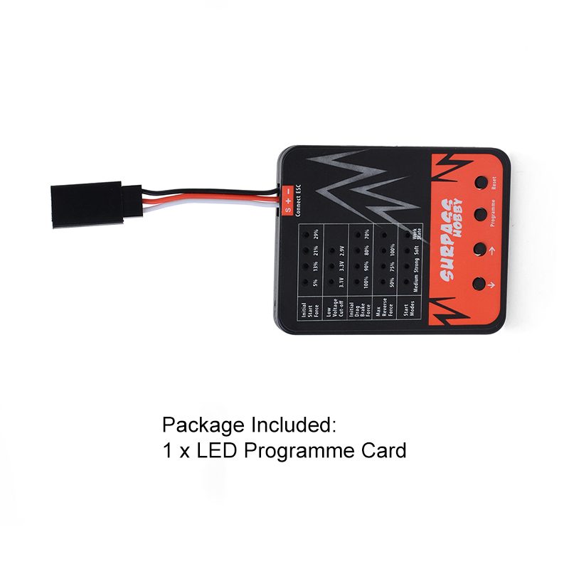 LED Program Card Crawler ESC