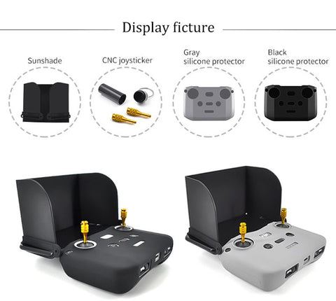 DJI Parts STARTRC Mavic Air 2 Transmitter Combo 1107856 Black + Metal