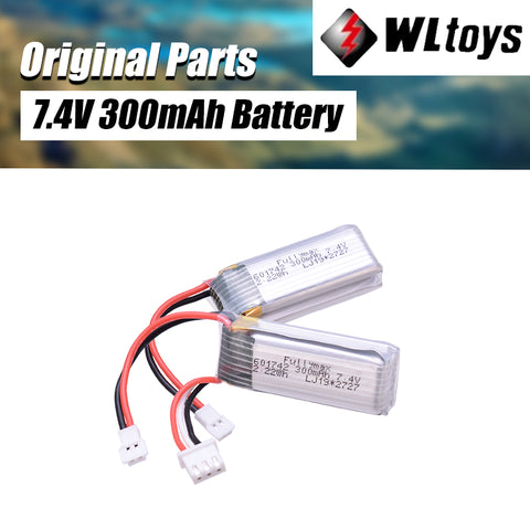 WLtoys 7.4V 300mAh LiPo Battery 2-Pack for F959