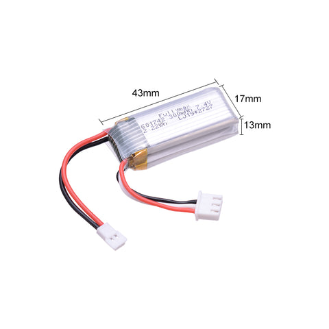 WLtoys 7.4V 300mAh LiPo Battery 2-Pack for F959