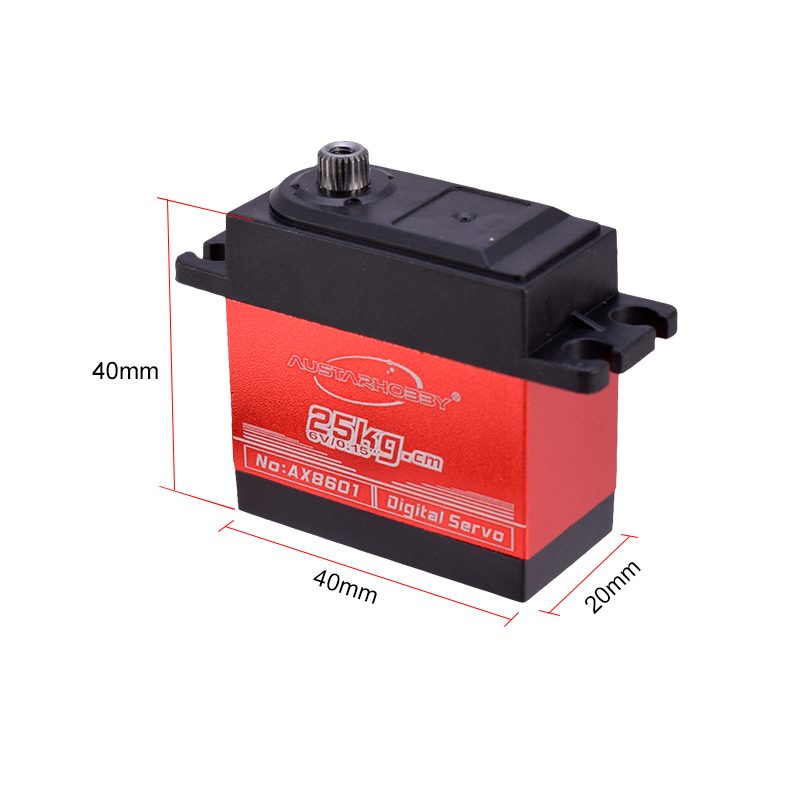AUSTARHOBBY AX8601 Digital Servo 4.8-6.0V 25KG Waterproof High Torque