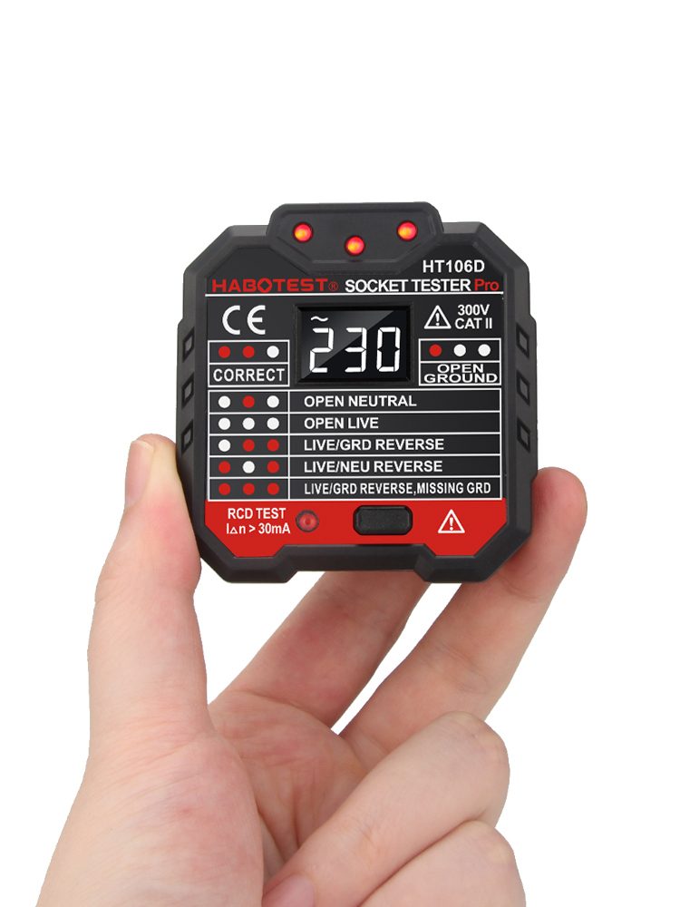 Tester HT106 RCD /LCD No Battery