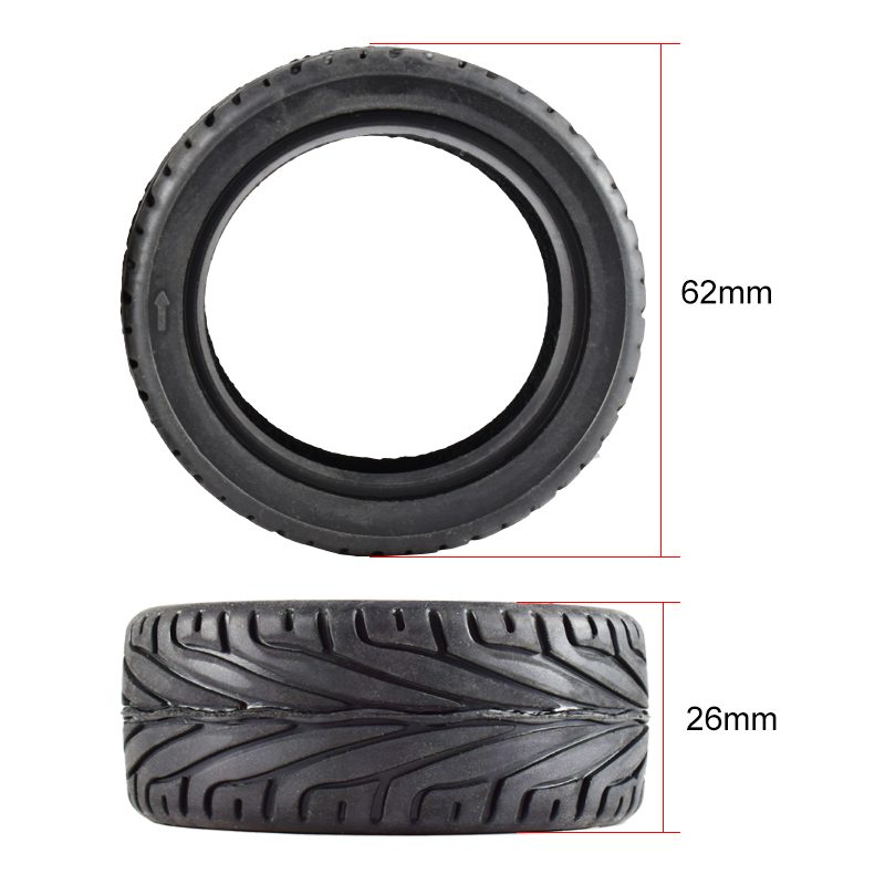 AUSTAR 4Pcs/Set Rubber Tyre Wheel Tire