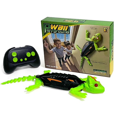 9IMOD Wall Crawler Gecko IR Remote Control Toy 360° Rotation 3-Position Switch