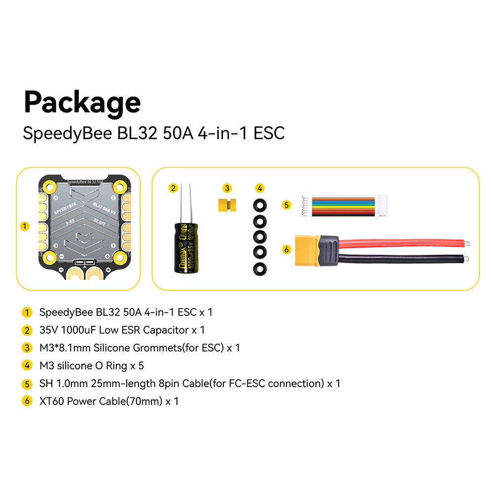 SpeedyBee F7 V3 Flight Controller - ICM42688 Gyro 128MB Blackbox