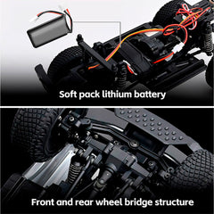 Wltoys 184023 RC Car 9km/h Four-wheel Drive 1/18 Off-Road Car CCS Cruise Control Rubber Tires Remote Control Climbing
