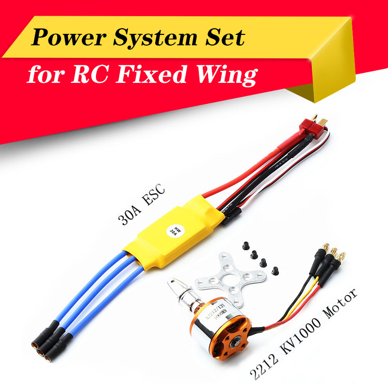 A2212 1000KV Brushless Motor with 30A ESC Combo for RC Airplane