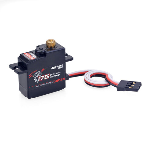 SURPASS Hobby S0017M 17g Digital Servo - Metal Gear for RC Airplane