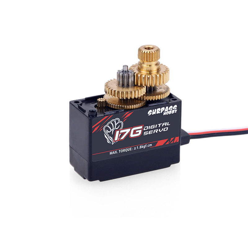 SURPASS Hobby S0017M 17g Digital Servo - Metal Gear for RC Airplane