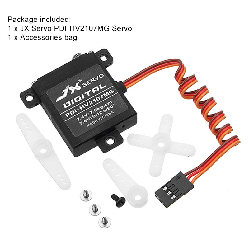 JX PDI-HV2107MG Metal Gear High-Voltage Digital Servo
