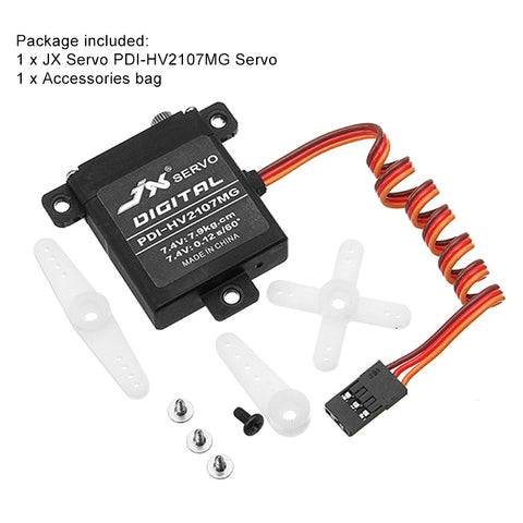 JX PDI-HV2107MG Metal Gear High-Voltage Digital Servo