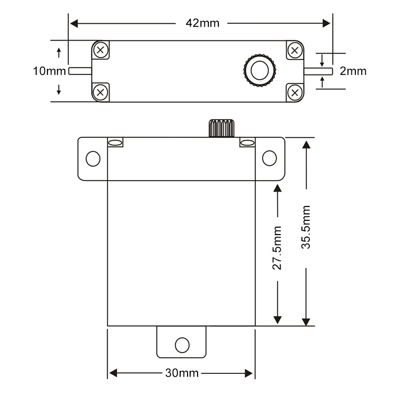 JX PDI-HV2107MG Metal Gear High-Voltage Digital Servo