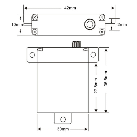 JX PDI-HV2107MG Metal Gear High-Voltage Digital Servo