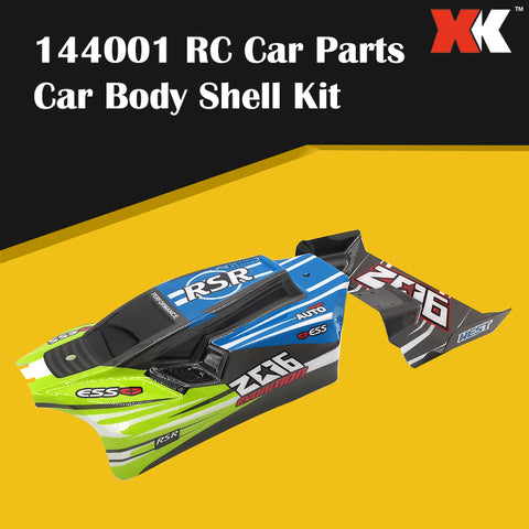 RCCrafter RC2492 Car Body Shell Kit PVC Printed for WLtoys 1/14 144001 RC Car