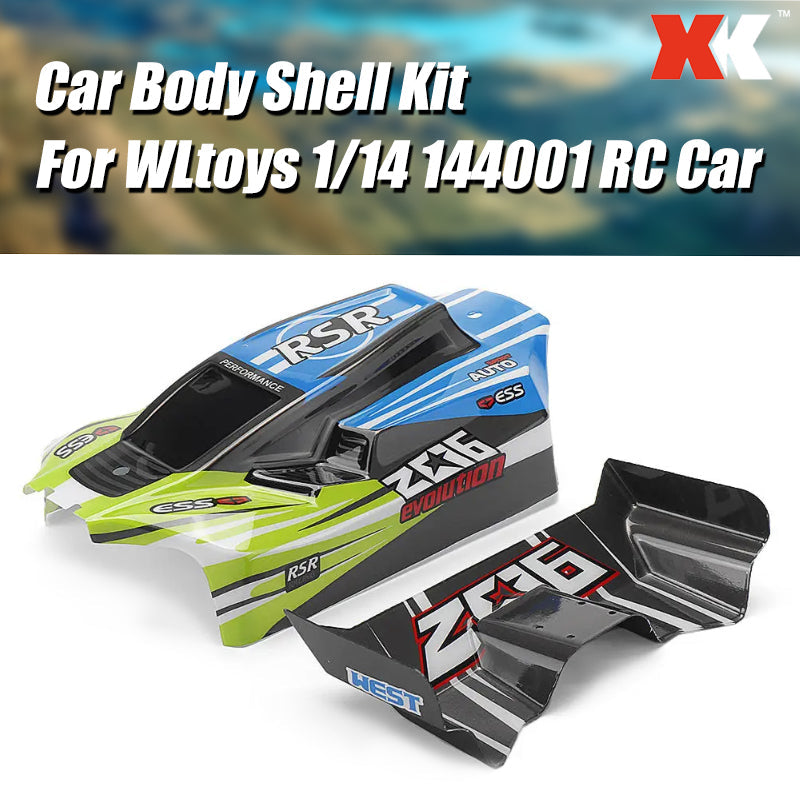 RCCrafter RC2492 Car Body Shell Kit PVC Printed for WLtoys 1/14 144001 RC Car