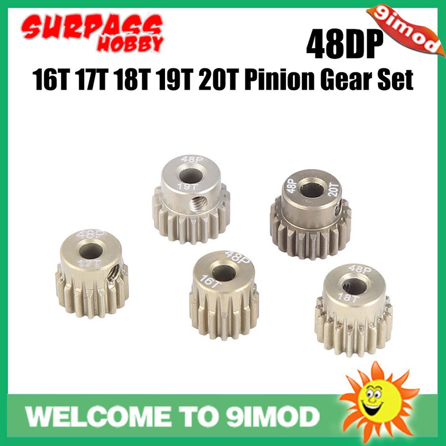 Pinion Gear 48DP 16T 17T 18T 19T 20T Combo
