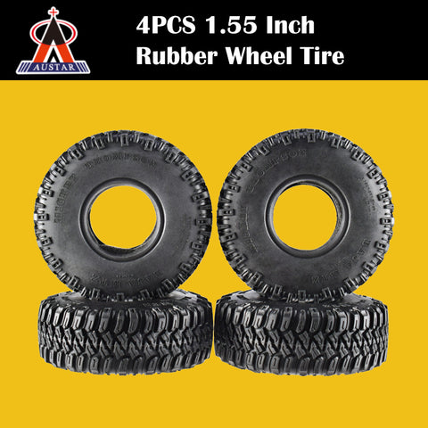 1.55 Inch Rock Crawler Tires (45mm ID) for RC Crawler