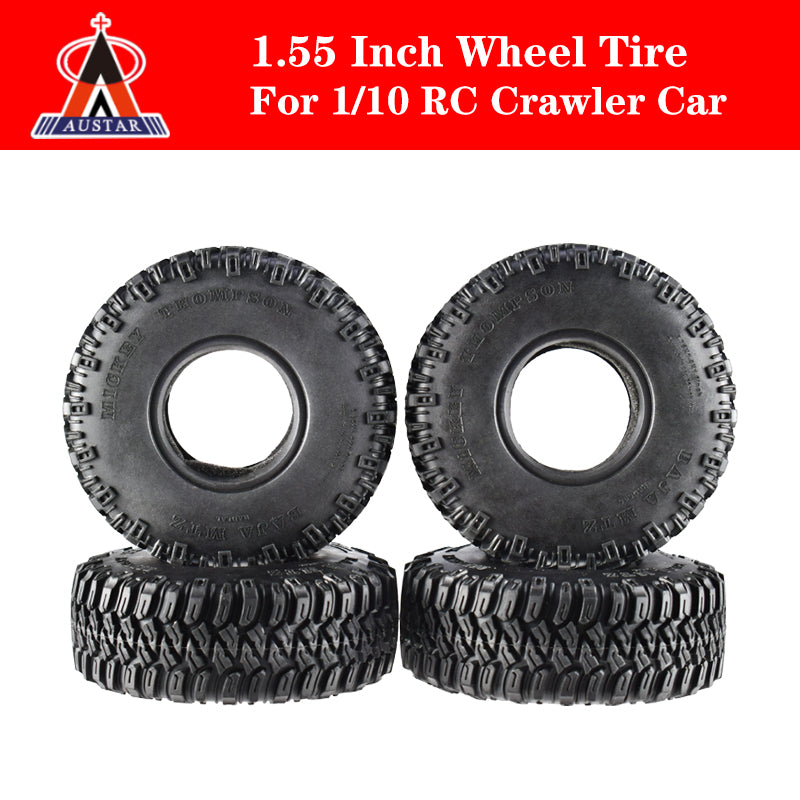 1.55 Inch Rock Crawler Tires (45mm ID) for RC Crawler