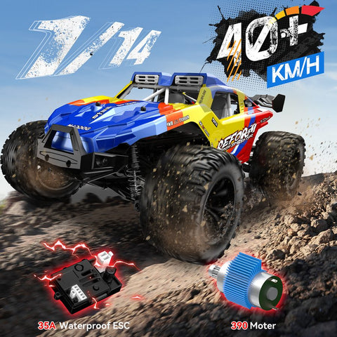 Car 9003E 1:14 Brushed Proportional 4WD RC Off-Road Truck