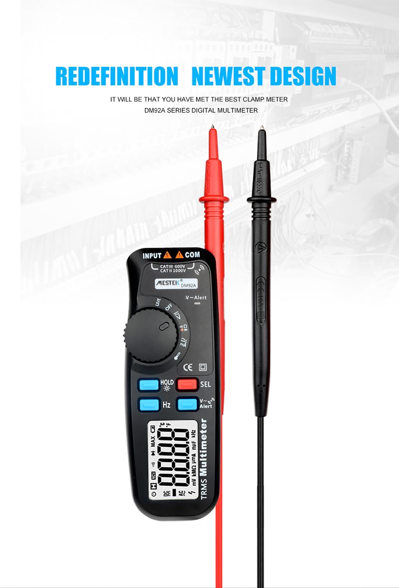 DM92A 6000 Digital Multimeter No Battery