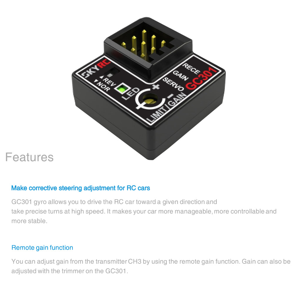 SKYRC GC301 301g for Car Drift