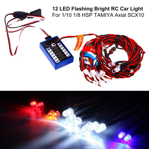 RC Car Light Scale LED 12LED 1:10 Kit