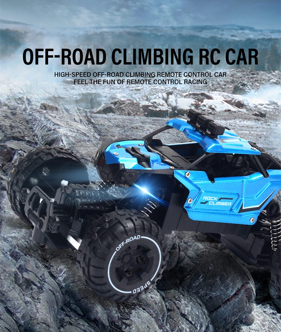 Car 1/16 Rock Crawler Charge RC Off-Road Buggy