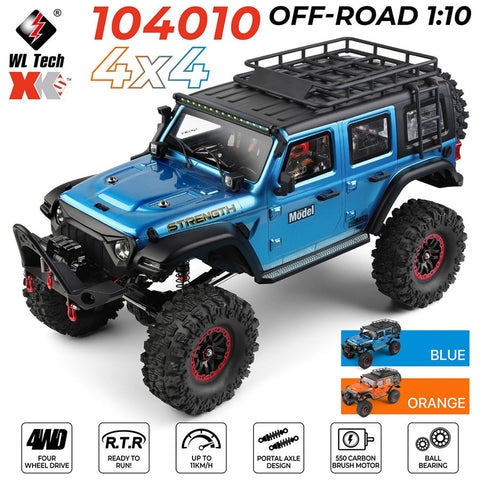 Car Wltoys 104010 1/10 Brushed 4WD Rock Crawler