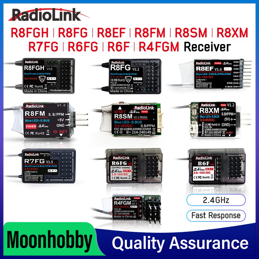 Airplane Parts Radiolink R8FGH/R8FG/R8EF/R8FM/R8SM/R8XM/R7FG/R6FG/R6F