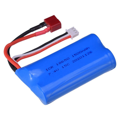 Battery 7.4V 1500mAh 18650 T Connector 2