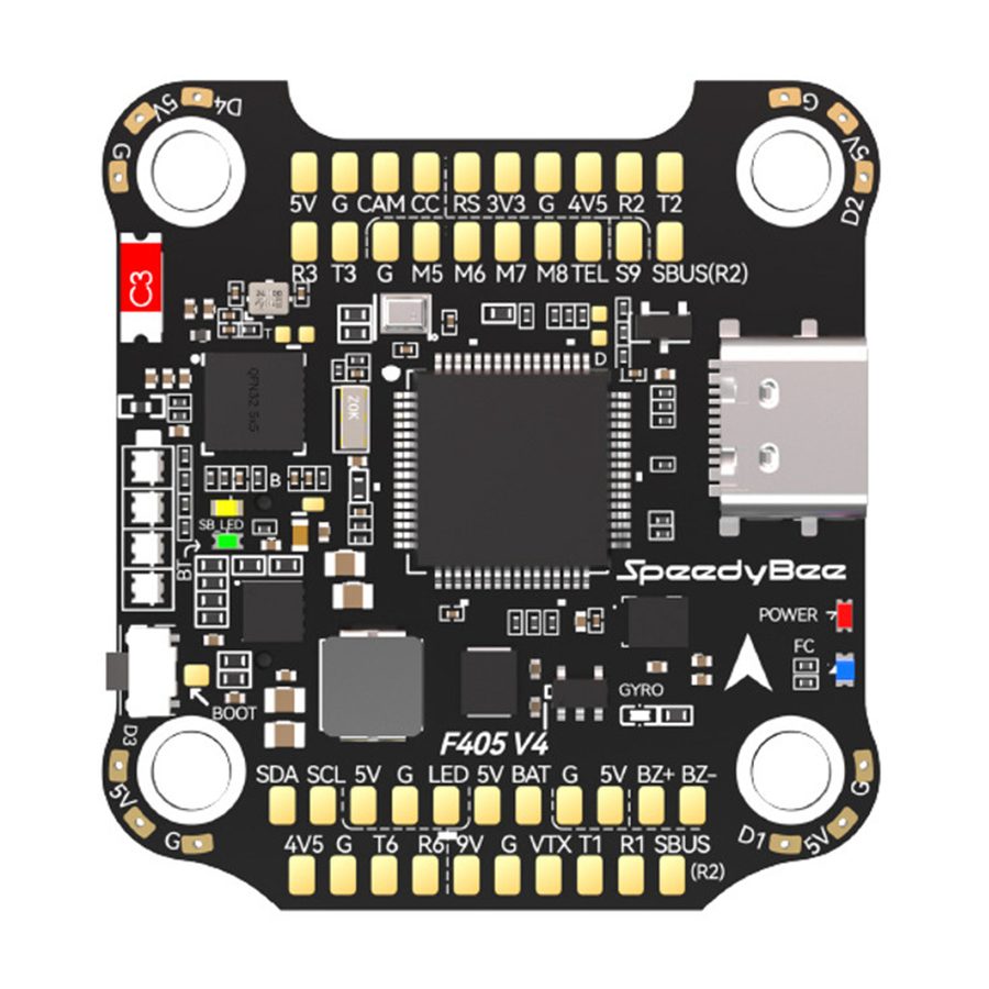 Airplane Parts SpeedyBee F405 V4 55A FC Flight Controller / ESC Stack