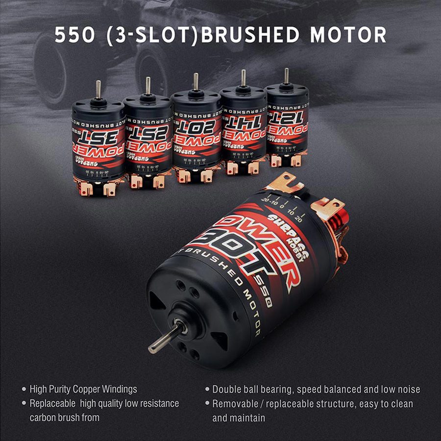 SURPASSHOBBY 550 BCD80A ESC +20T Brushed Motor 3-Slot