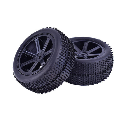 1/10 Off-Road RC Buggy Wheels & Tires (2 Pairs)