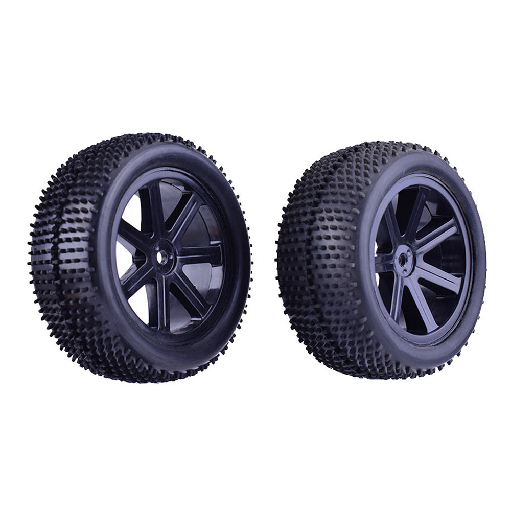 1/10 Off-Road RC Buggy Wheels & Tires (2 Pairs)