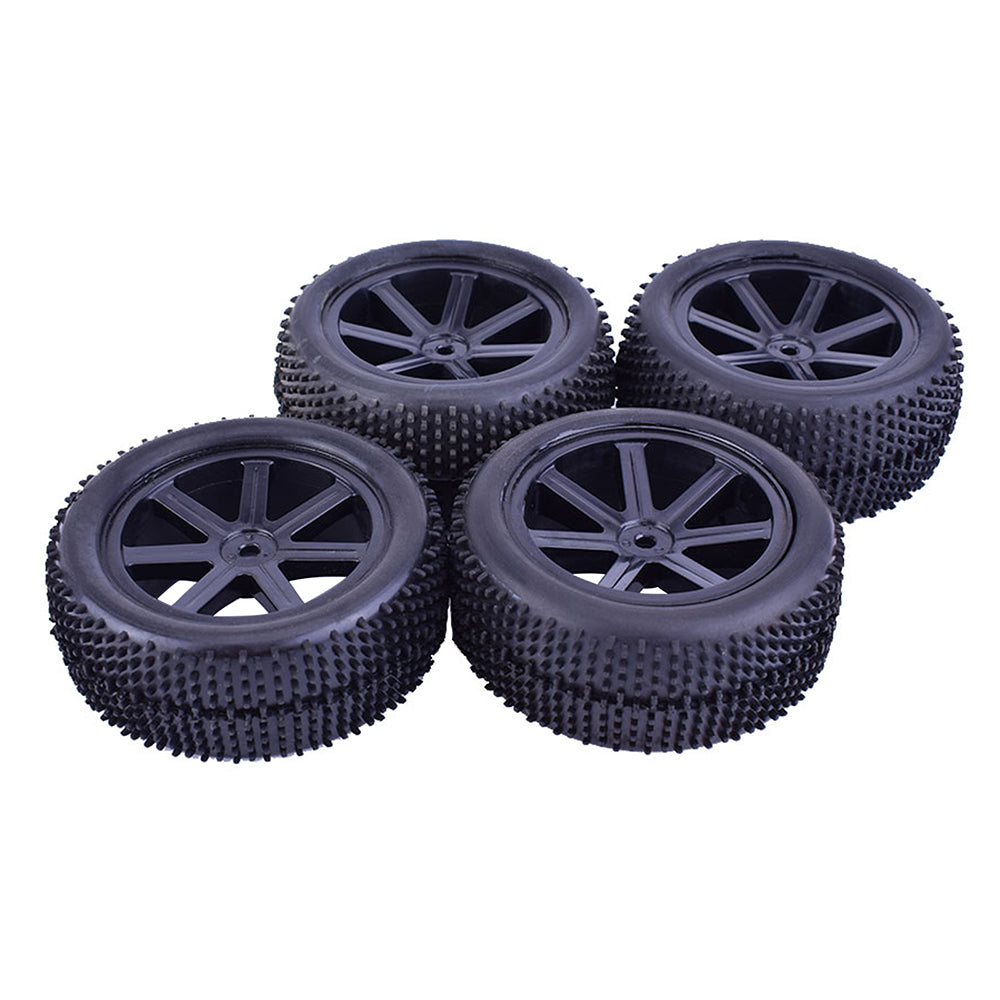 1/10 Off-Road RC Buggy Wheels & Tires (2 Pairs)