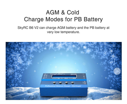 Battery Charger - SKYRC iMAX B6AC V2 50W Balance EU Plug + Temperature