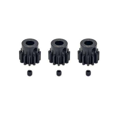 SURPASS HOBBY M1.5 Steel Pinion Gear /A1 Chrome Black HRC42-38 11T 3PCS